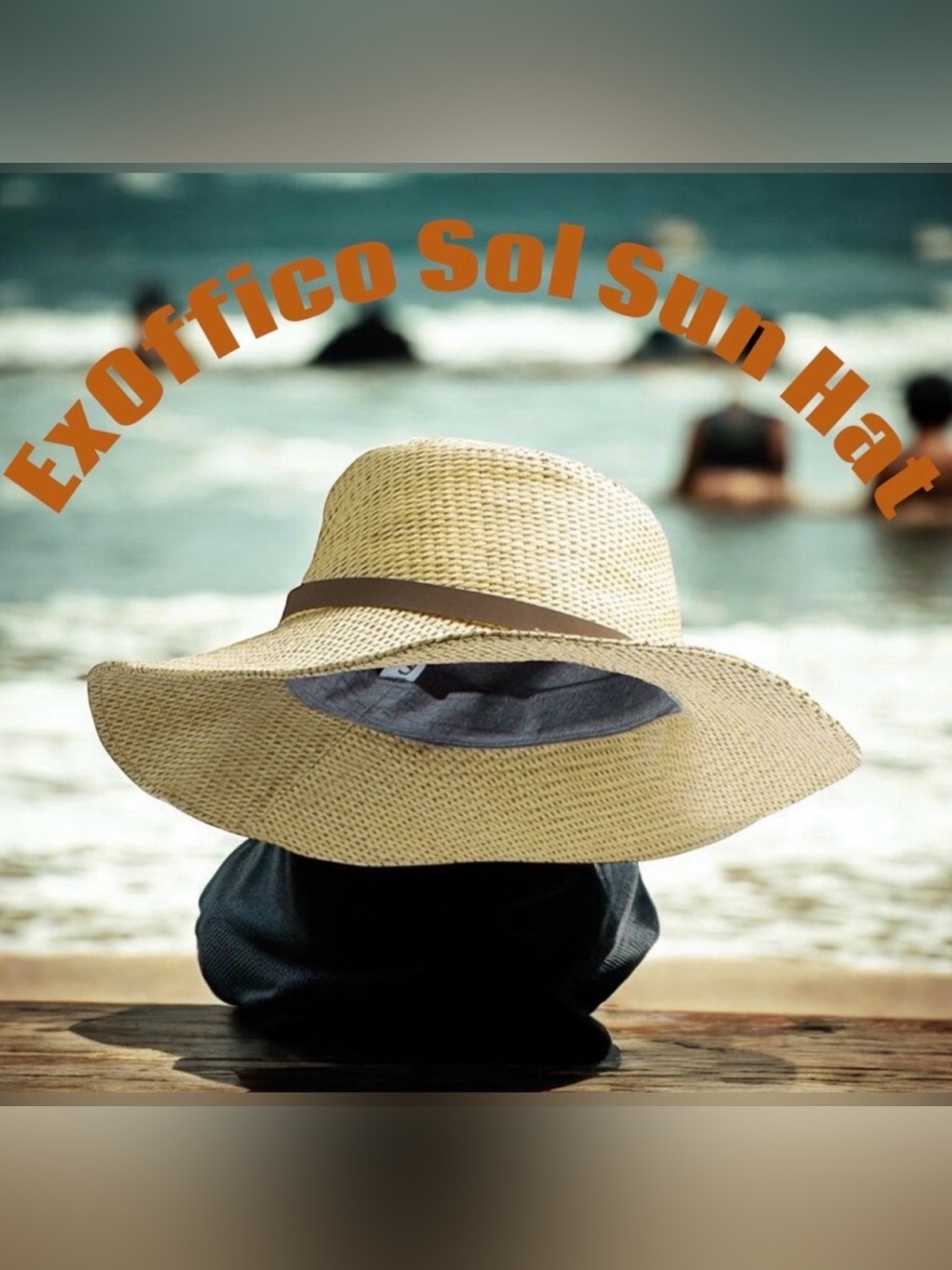ExOffico Sol Raffia Men’s/Unisex Sun Hat Size Lg/XLG NWT